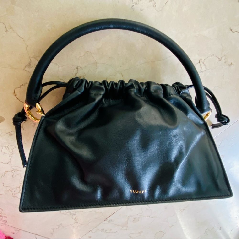 Yuzefi black Bom leather mini bag- like new - Picture 14 of 16